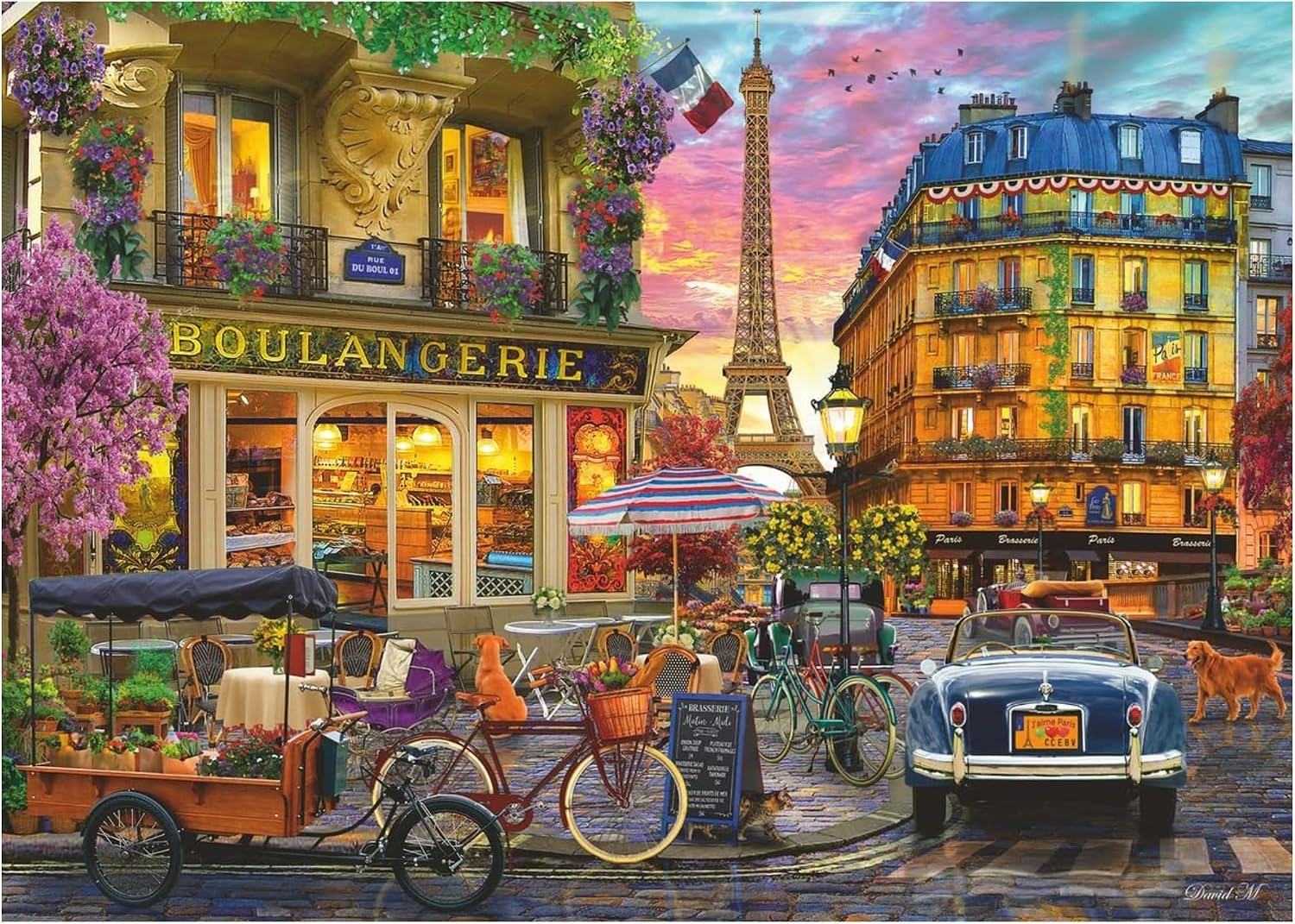 Ravensburger - Puzzle 1000 Piezas París| Puzzle Adultos | para Toda La Familia | 70x50 Cm | Rompecabezas Adultos | Regalo Dia del Padre