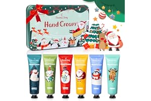 Hand Cream Gifts Set, Eleanore's Diary 6Pcs Shea Butter Mini Hand Lotion, Skin Care Gift Box,Christmas Stocking Stuffers Gifts for Women, Moisturizing Hand Cream for Dry Cracked Hand,Gifts for Her