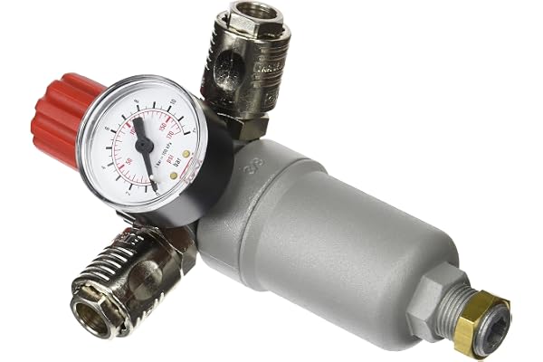 Cevik CA-950/1 – tillbehör med lufthylla tryckpump med manometer, filterregulator, 2-delad spänne. 3/8 tum