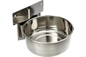 Nobby Edelstahlnapf Befestigung Platte, 15,0 cm, 1,00 ltr.