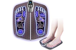 LOZLTX Neue Technik-Intelligente Impuls EMS-Fußmassagegerät【Mikrostrom-Nano-Penetration TENS/EMS-Dualmodus】Fußmassagegerät【Null-Verzögerungsreaktion-TÜV Rheinland-zertifiziert】Durchblutungsstimulator