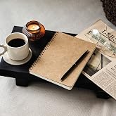 A5 Kraft Cardboard Cover 70 Leaves 110 grams Checkered Notepad