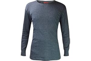 DREW BRADY & CO Heat Holders - Mens Winter Warm Cotton Thermal Underwear Long Sleeve Top Vest