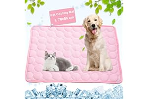 Pejoye Pet Kühlmatte Cool Matte für Hunde ungiftig Ice Seide Material Hundematte Geben Ihrem Hund oder Katze Eine kühlende Sommer