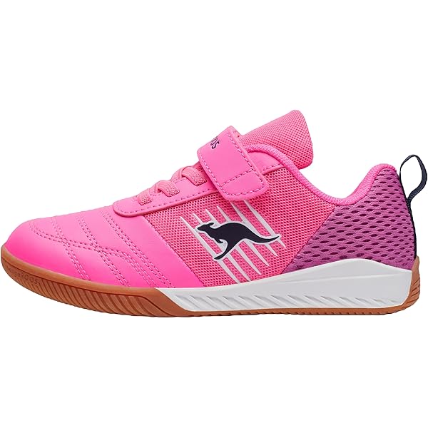 KangaROOS K5-drib Ev Sneakers voor kinderen, uniseks, Neon Yellow Jet Black, 31 EU