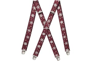 PIERROT Bretelles Homme Larges Made in France - Elastique Ultra Résistant & 4 Clips Extra Fort en X - Taille Ajustable Jusqu’à 130cm - Garantie à Vie - Fabrication Artisanale