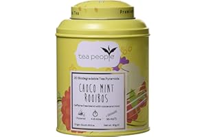 Tea People Choco Mint Rooibos, 20 Tea Pyramids in Tin Caddy