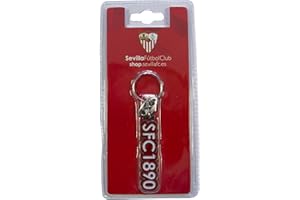 SFC SEVILLA FUTBOL CLUB Llasev Llavero, Rojo/Blanco, Talla Única