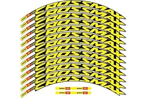 BUSEB Autocollants de roue de vélo MAVIC CROSSMAX SL PRO Autocollant de roue VTT Largeur 18 mm Autocollants de roue de vélo PRO Autocollants de vélo for deux roues Autocollants Autocollants de jante VTT