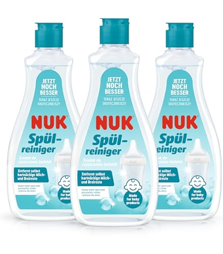 Spazzola 2 In 1 NUK Per Biberon E Tettarelle - Design Flessibile Con Detergente Integrato - Foto 8