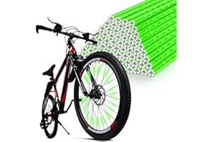 flintronic Riflettori per Raggi, Copri Raggi Catarifrangenti, Riflettori Raggi Bicicletta, Catarifrangenti per Bici Set in Materiale catarinfrangente visibilità a 360 ° e Montaggio Facile