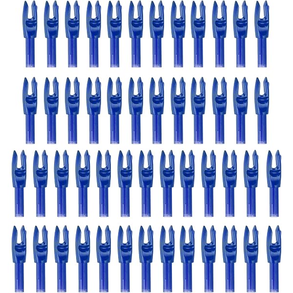 WeddHuis 40 Encoches Flèche Plastique - Haute Visibilité | Pour Tir à L'Arc | Protection Et Précision