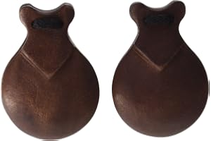 Jale 2054 Polerade castagnetter, mahognyfärg