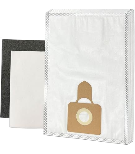 vhbw 20x sacchetto dell'aspirapolvere compatibile con Hoover Diva DV 1129, DV 1607, DV 1813, DV 70 aspirapolvere - in microfibra, 28cm x 20cm, bianco