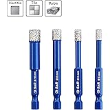 Folewr Set Di 5 Punte Per Trapano, Per Piastrelle, Ceramica, Vetro - Foto 2