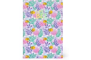 Legami - Quaderno a Righe 7 mm, Bee, Formato B5, Large, in Carta FSC Certificata, 100 Pagine, Rilegatura a Punto Singer, 18.5 x 24.8 cm