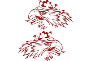 Finest Folia - Set di adesivi decorativi (sinistra e destra) per camion, con grifoni, K075, colore rosso carminio