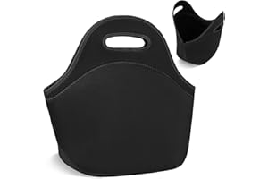 Desing Wish Bolsa Termica Porta Alimentos Mujer Hombres Neopreno Porta Bolsa Comida Trabajo Bolsa Merienda Fiambrera Bolsas