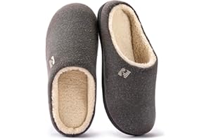 RockDove Zapatilla de Clog con Forro de Sherpa y Espuma Viscoelástica para Hombre