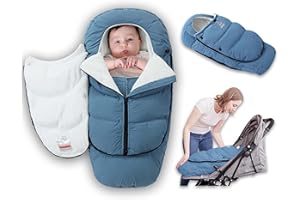 M F Y YI YI Baby Fußsack Winter Frühling und Herbst fußsäcke für Kinderwagen Doppelschicht fußsack Neugeborene angedickt und warm fußsack Schlafsack