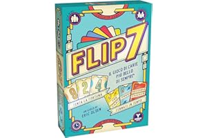 GHENOS GAMES Flip 7 - Gioco di Carte in Italiano per Tutti - Party Game - Gioco Competitivo per 3+ Giocatori