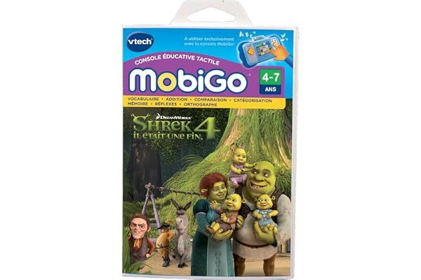 Vtech - 250005 - Console - Jeu Mobigo - Shrek 4