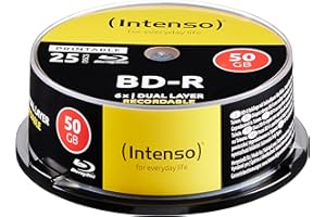 Blu-Ray, 50GB bedruckbar – 25er Spindel