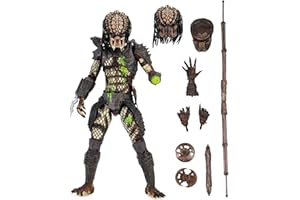 NECA 0634482514283 - Statuetta Predator Ultimate Battle Damaged City Hunter, 20 cm