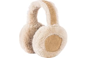 Unning Ohrenwärmer Damen Winter Verstellbar & Faltbare Ohrenschützer Weich Ohrenschutz Plüsch Ear Muffs for Women