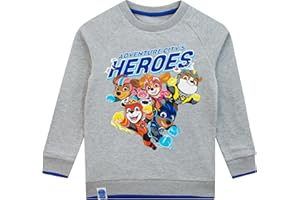 Paw Patrol Jumper For Boys | The Mighty Movie Boys Sweatshirt | Ages 18 Months To 8 Years | Official Merchandise