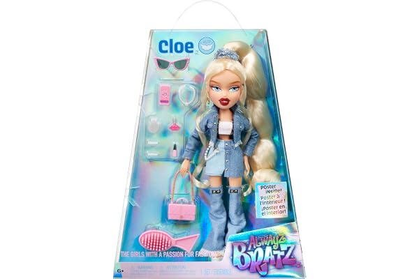 Bratz Alwayz Poupée Mannequin - Cloe - avec 10 Accessoires et Poster - Jouet pour Enfants - Idéal pour Les 6 Ans et Plus