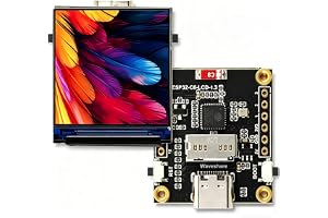 diymore för ESP32-C6 1,3 tum OLED, 2,4 GHz Wi-Fi6 Bluetooth BLE 5, RISC-V 32-bitars processor, inbyggd 320 KB SRAM, överligga
