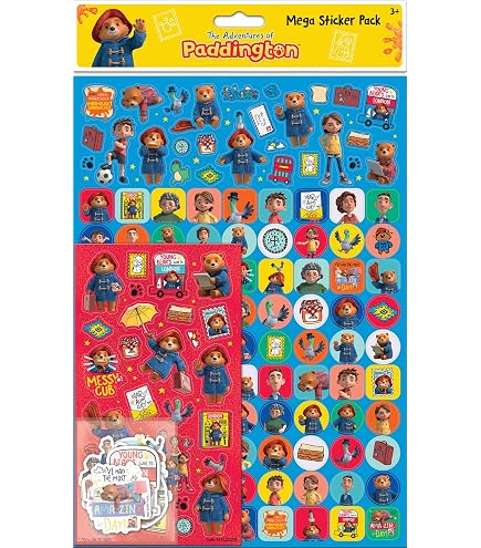 Paper Projects Paddington Movie Party Bag Stickers Bundle...