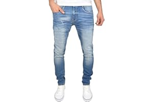 Duck and Cover - Mens 'MAYLEAD' Everyday Essential Slim Fit Stretch Jeans | 'TRANFOLD' Ripped Faded Abraised Effect Cotton Rich Straight Jeans - W30-W40 L30-L34