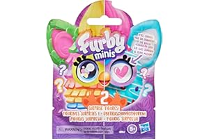 Furby Minis 2 Pack, Get 2 of 24 Tiny Surprise Toy Figures, 2.5-cm Collectibles, Series 1, Ages 5+