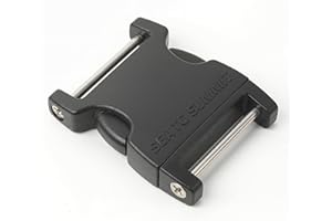 Sea to Summit 2 Pin Field Repair Side Release Buckle-Nero, 20 mm Unisex-Adulto