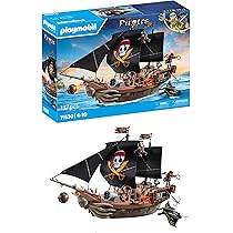 Boot Playmobil PLAYMOBIL Piraten Avonturenset 'Gevaar Door De Reuzenhaai' – Spannend Speelgoed Voor Kinderen Vanaf 4 Jaar Reuzenhaai Speelgoed