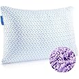 Niceeday Shredded Memory Foam Pillows for Sleeping Adjustable Cooling Pillow for Side Back Stomach Sleepers with Washable Removable Cover