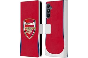 Head Case Designs Officially Licensed Arsenal FC Home 2024/25 Kit Leather Wallet Case Compatible With Samsung Galaxy A05s
