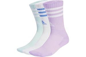 adidas 3-stripes Cushioned Crew Socks 3 Pairs Calcetines Unisex adulto