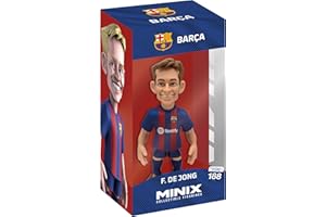 MINIX - Football Stars #188 - FC Barcelone - Frenkie De Jong 21- Figurine à Collectionner 12 cm