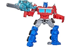 Transformers: Rise of The Beasts, Pack de 2 Figurines Beast Alliance Beast Weaponizers avec Optimus Prime, dès 6 Ans, échelle 12,5 cm