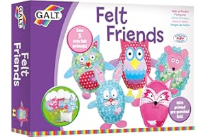 Galt Toys, Felt Friends, Sewing Kit, Kids' Craft Kits, Ages 6 Years Plus