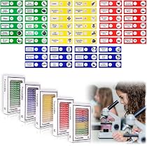 Lames de Microscope préparées pour enfants,12 pièces,animaux,insectes,plantes,échantillons de