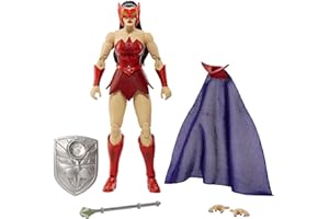 Masters of the Universe Masterverse Catra Figurka (17,5 cm) + akcesoria, kolekcjonerski prezent MOTU , HDR40
