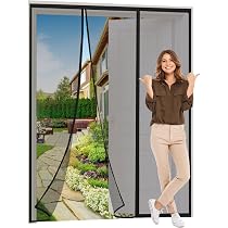 Magnet Fliegengitter Tür, 70x185 Cm – Ohne Bohren, Selbstschließend, Für Balkon- & Terrassentüren