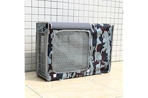 HYQOUKLR Housse pour climatiseur, For unités extérieures - Housses de protection imperméables en tissu Oxford 600D robustes for unité centrale extérieure, housses de climatisation d'hiver, unité de condensatio