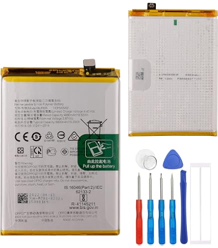 TECHTEK Batteria 3900mAh compatibile con [Oppo] Realme 5 Pro, RMX1971 sostituisce BLP731