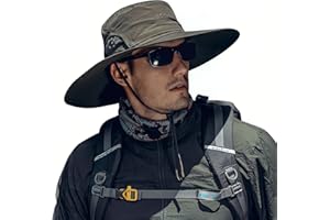 Cooltto Sun Hats for Men/Women with UPF 50+ UV Protection, Wide Brim Waterproof Breathable for Cycling, Fishing, Hiking, Golf, Climbing, Safari, Boating, Gardening and Other Outdoor Sports