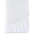Utopia Bedding Coprimaterasso Matrimoniale Impermeabile 160 x 200 x 30 cm, Certificato OEKO-TEX, Proteggi Materasso, Traspira